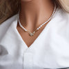 Wholesale Pearl Necklace Handmade Copper Pendant With Animal Zodiac Pattern For Women