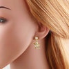 Wholesale Pearl Starfish Love Geometric Copper Gold Plated Earrings For Women