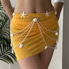 Wholesale Pearl Starfish Shell Body Chain For Women Bohemian Style Fashionable Versatile