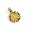 Wholesale Pendant Accessories Stainless Steel Embossed English Letter Number Text Electroplating For Women