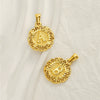Wholesale Pendant Accessories Stainless Steel Embossed English Letter Number Text Electroplating For Women