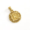 Wholesale Pendant Accessories Stainless Steel Embossed English Letter Number Text Electroplating For Women