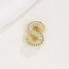 Wholesale Pendant Clavicle Chain Copper Gold Plated Letter Shape Versatile Style