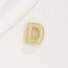 Wholesale Pendant Clavicle Chain Copper Gold Plated Letter Shape Versatile Style