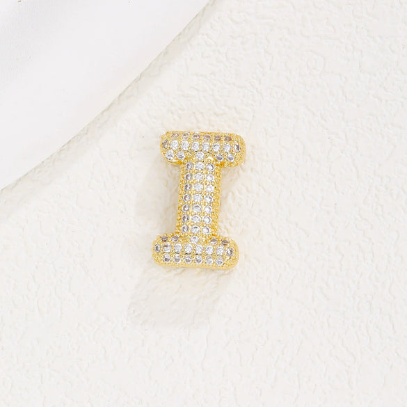 Wholesale Pendant Clavicle Chain Copper Gold Plated Letter Shape Versatile Style