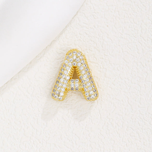 Wholesale Pendant Clavicle Chain Copper Gold Plated Letter Shape Versatile Style