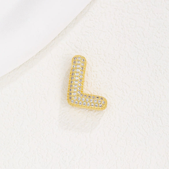 Wholesale Pendant Clavicle Chain Copper Gold Plated Letter Shape Versatile Style