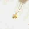 Wholesale Pendant Clavicle Chain Necklace Copper Electroplated With Letters Numbers Text Style For Women