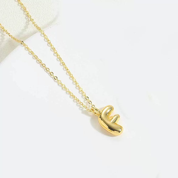 Wholesale Pendant Clavicle Chain Necklace Copper Electroplated With Letters Numbers Text Style For Women