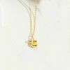 Wholesale Pendant Clavicle Chain Necklace Copper Electroplated With Letters Numbers Text Style For Women