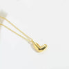 Wholesale Pendant Clavicle Chain Necklace Copper Electroplated With Letters Numbers Text Style For Women