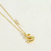 Wholesale Pendant Clavicle Chain Necklace Copper Electroplated With Letters Numbers Text Style For Women