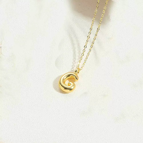 Wholesale Pendant Clavicle Chain Necklace Copper Electroplated With Letters Numbers Text Style For Women