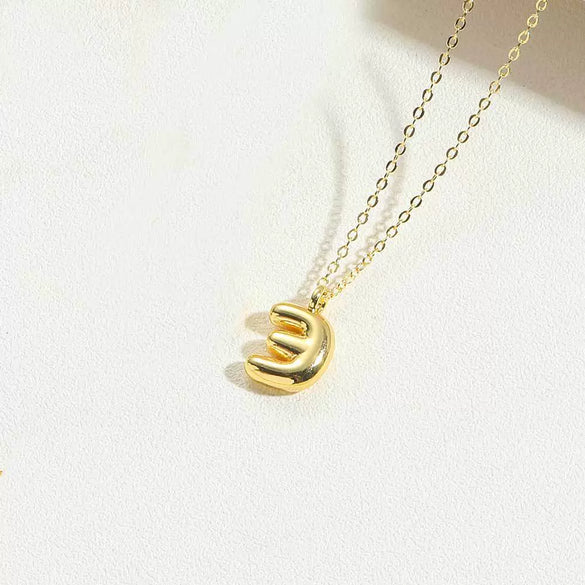 Wholesale Pendant Clavicle Chain Necklace Copper Electroplated With Letters Numbers Text Style For Women