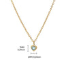 Wholesale Pendant Clavicle Chain Stainless Steel Heart Shaped Electroplating With Letters Numbers Text Pattern Unisex
