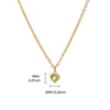 Wholesale Pendant Clavicle Chain Stainless Steel Heart Shaped Electroplating With Letters Numbers Text Pattern Unisex