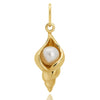 Wholesale Pendant Conch Fish Style Copper 18K Gold Color Furnace Vacuum Plating