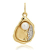 Wholesale Pendant Conch Fish Style Copper 18K Gold Color Furnace Vacuum Plating