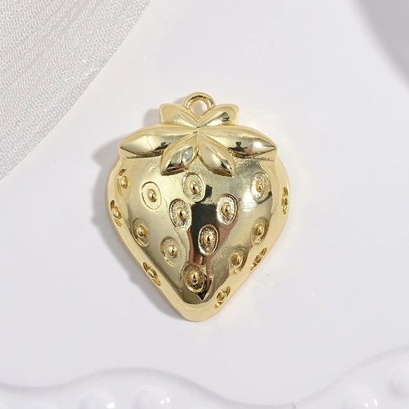 Wholesale Pendant Copper Fruit Shape Dripping Oil Minimalist Style