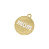Wholesale Pendant Copper Sweet Colorful Oildrip Letter Round Shape