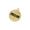 Wholesale Pendant Copper Sweet Colorful Oildrip Letter Round Shape