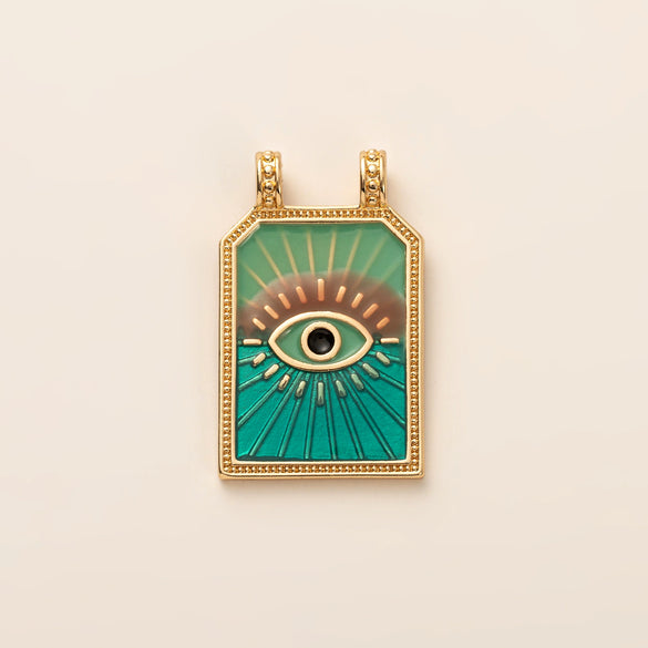 Wholesale Pendant Jewelry Copper Retro Goldplated Minimalist Tarot Card Series