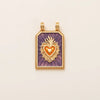Wholesale Pendant Jewelry Copper Retro Goldplated Minimalist Tarot Card Series