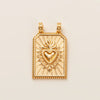 Wholesale Pendant Jewelry Copper Retro Goldplated Minimalist Tarot Card Series
