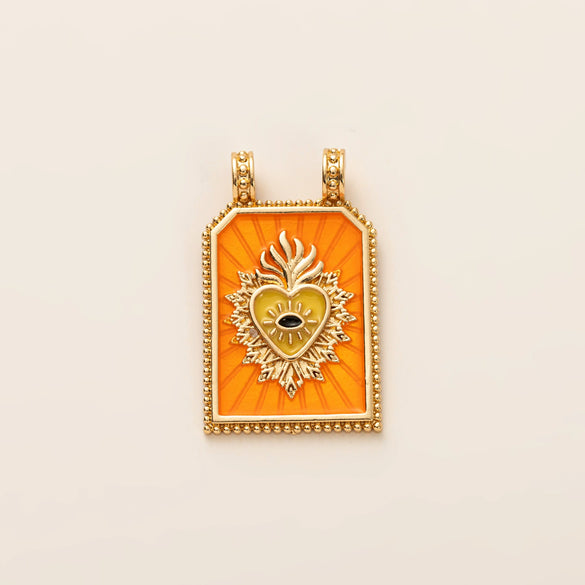 Wholesale Pendant Jewelry Copper Retro Goldplated Minimalist Tarot Card Series