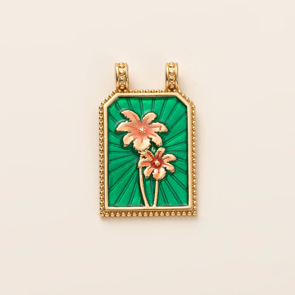 Wholesale Pendant Jewelry Copper Retro Goldplated Minimalist Tarot Card Series
