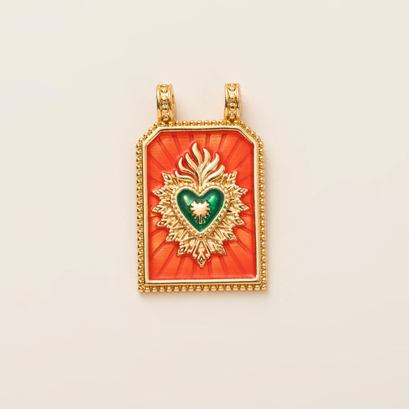 Wholesale Pendant Jewelry Copper Retro Goldplated Minimalist Tarot Card Series