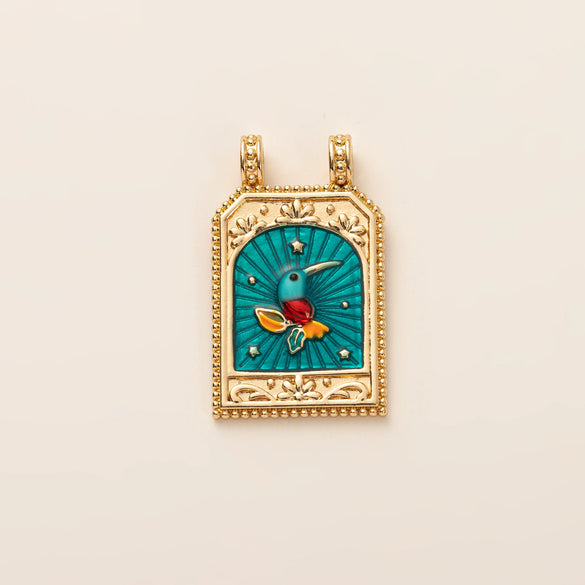 Wholesale Pendant Jewelry Copper Retro Goldplated Minimalist Tarot Card Series