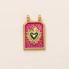 Wholesale Pendant Jewelry Copper Retro Goldplated Minimalist Tarot Card Series