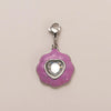 Wholesale Pendant Luggage Chain Stainless Steel Geometric Heart Electroplated 18K Gold Color Retention