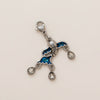 Wholesale Pendant Luggage Chain Stainless Steel Geometric Heart Electroplated 18K Gold Color Retention