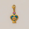 Wholesale Pendant Luggage Chain Stainless Steel Geometric Heart Electroplated 18K Gold Color Retention