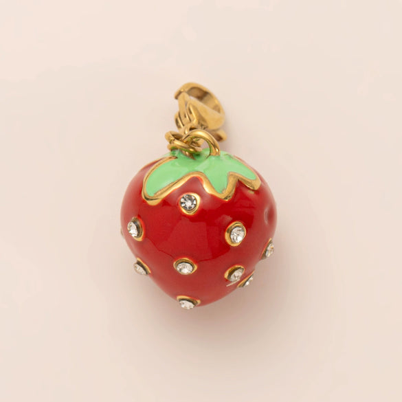 Wholesale Pendant Luggage Chain Stainless Steel Geometric Heart Electroplated 18K Gold Color Retention