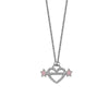 Wholesale Pendant Luggage Chain Stainless Steel Geometric Heart Electroplated 18K Gold Color Retention