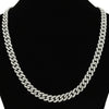 Wholesale Pendant Necklace Alloy Hiphop Style With Letter Pattern And Diamond Decoration Cuban Chain Accessories