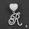 Wholesale Pendant Necklace Alloy Hiphop Style With Letter Pattern And Diamond Decoration Cuban Chain Accessories
