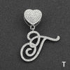 Wholesale Pendant Necklace Alloy Hiphop Style With Letter Pattern And Diamond Decoration Cuban Chain Accessories