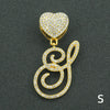 Wholesale Pendant Necklace Alloy Hiphop Style With Letter Pattern And Diamond Decoration Cuban Chain Accessories