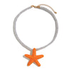 Wholesale Pendant Necklace Alloy Starshaped Rope Women's Vacation Style Dripping Oil