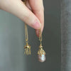 Wholesale Pendant Necklace Animal Zodiac Style Copper Inlaid Zircon Natural Pearl Baroque Octopus Jellyfish