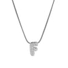 Wholesale Pendant Necklace Brass Copper Electroplated With Letter Pattern On Snake Chain For Women