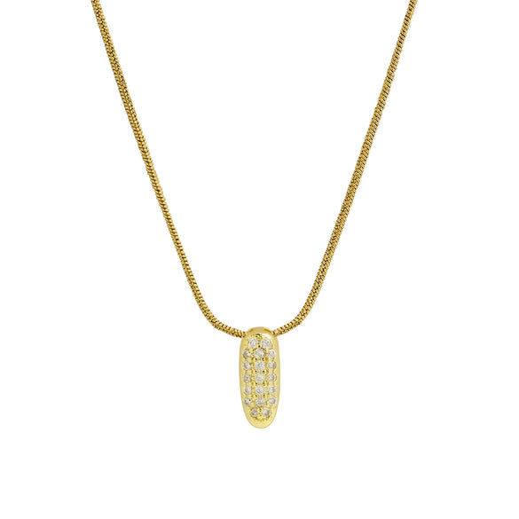 Wholesale Pendant Necklace Brass Copper Electroplated With Letter Pattern On Snake Chain For Women