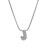 Wholesale Pendant Necklace Brass Copper Electroplated With Letter Pattern On Snake Chain For Women