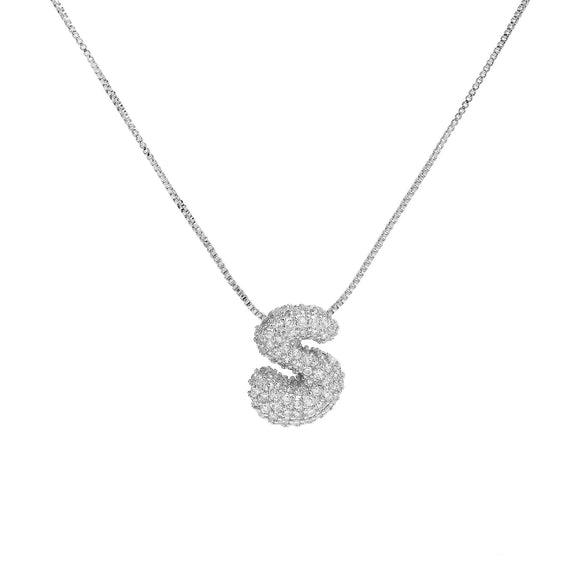 Wholesale Pendant Necklace Brass Copper With Letters Numbers Text Pattern Electroplated