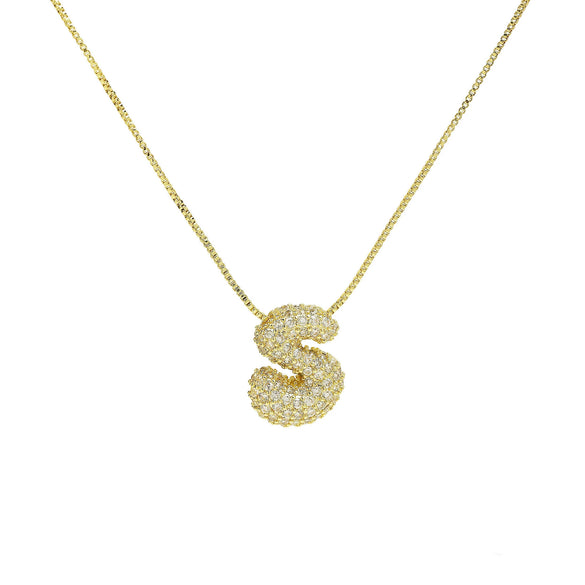 Wholesale Pendant Necklace Brass Copper With Letters Numbers Text Pattern Electroplated