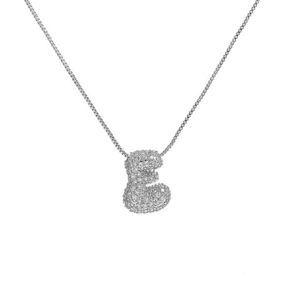 Wholesale Pendant Necklace Brass Copper With Letters Numbers Text Pattern Electroplated